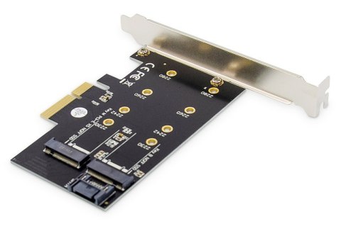 Karta rozszerzeń (Kontroler) M.2 NGFF/NVMe SSD PCIe 3.0 x4 SATA 80, 60, 42, 30 mm Digitus