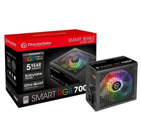 Smart 700W RGB (80+ 230V EU, 2xPEG, 120mm, Single Rail) Thermaltake
