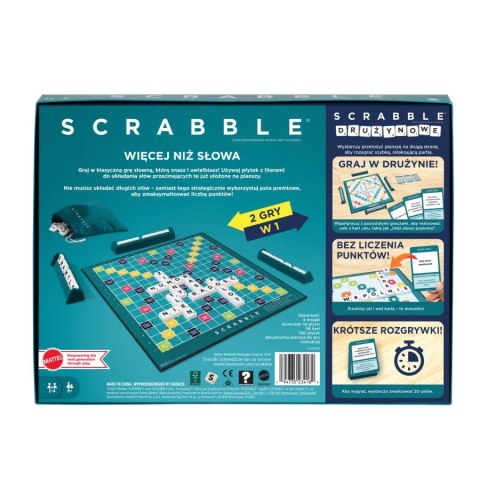 Gra Scrabble 2w1 Mattel