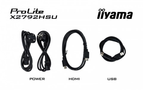 Monitor 27 cali X2792HSU-B1 IPS,FHD,HDMI,DP,120Hz,350cd,4ms, cienkie ramki, 1500:1, ErP B, USB HUBx2 IIYAMA