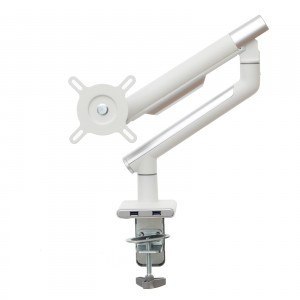 Uchwyt biurkowy gazowy do 1 monitora LED/LCD 17-32" L-19GD 2-9kg 2xUSB 3.0 Premium Aluminiowy ART