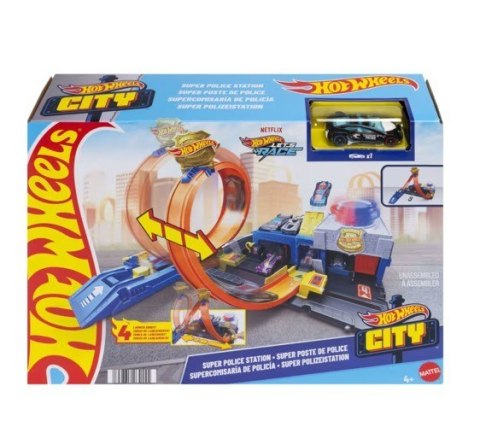 Zestaw City Super posterunek policji Hot Wheels