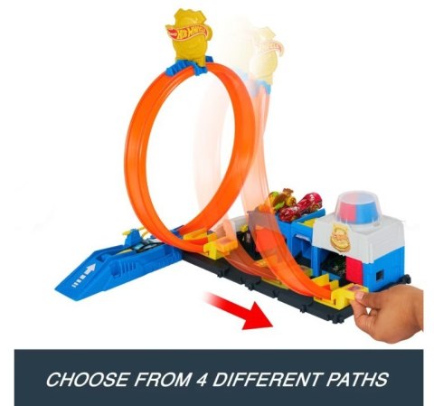 Zestaw City Super posterunek policji Hot Wheels