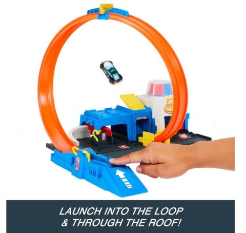 Zestaw City Super posterunek policji Hot Wheels