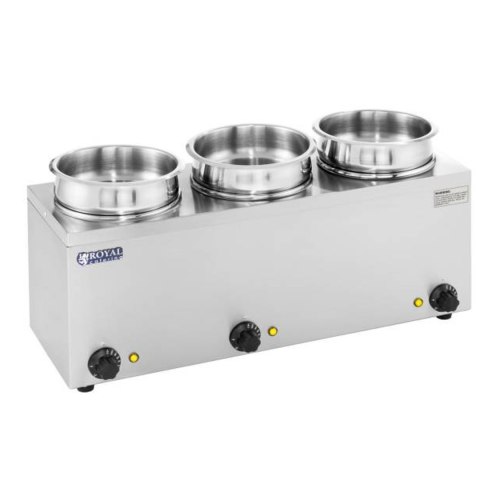 Bemar elektryczny podgrzewacz do zupy 450W 230V 3 x 3.8L Royal Catering
