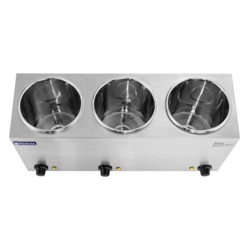 Bemar elektryczny podgrzewacz do zupy 450W 230V 3 x 3.8L Royal Catering