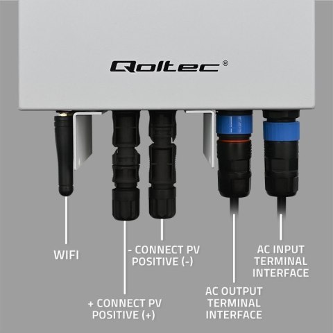 Inwerter Przetwornica solarna do grzania wody ECO Solar Boost | MPPT | BYPASS | LCD | 3kW/4kW | Wi-Fi Qoltec