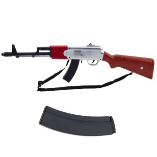 Karabin Strzelba Rekwizyt Pasek Na Ramię Brązowy Dźwięki 65cm LEAN TOYS