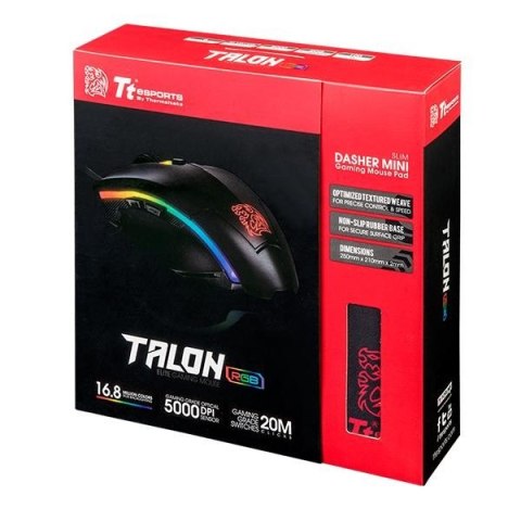 Myszka + podkładka Tt eSports Talon Elite RGB Gaming Gear Combo Thermaltake