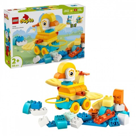 Klocki DUPLO 10448 3 w 1 Zwierzątka na kółkach LEGO