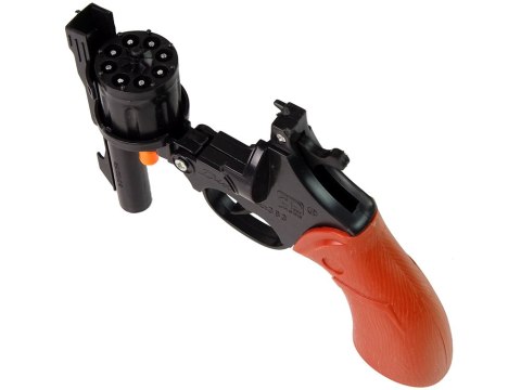 Pistolet Na Kapiszony Rewolwer Hukowy Czarny LEAN TOYS