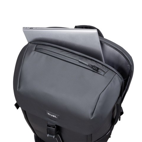 Plecak podróżny na laptopa 17 cali YERSEY czarny Trust