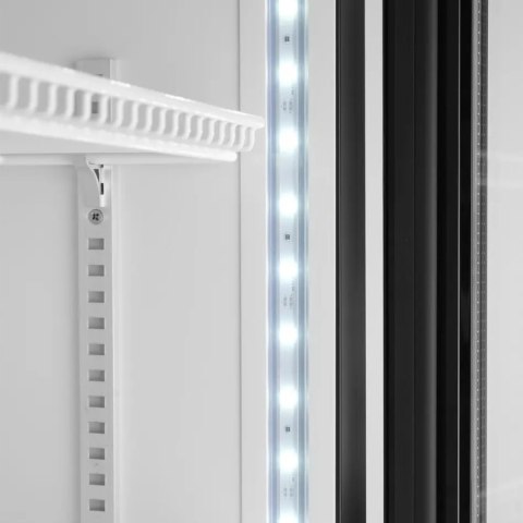 Witryna szafa chłodnicza z podświetlanym panelem reklamowym 360L ARKTIC