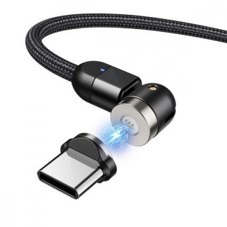 Magnetyczny kabel USB C 2m kątowy MCE475 Maclean