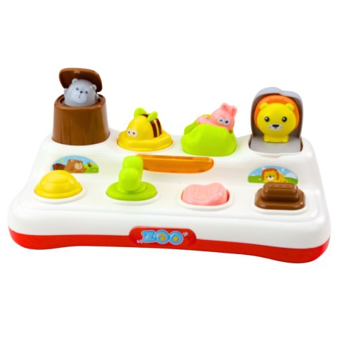 Zabawka Edukacyjna Interaktywna Pop-Up Zwierzątka Światła LEAN Toys