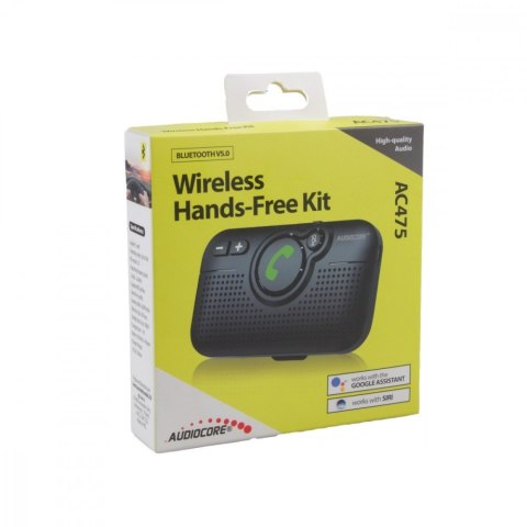 Zestaw głośnomowiący BT 5.0 A2DP autostart AC475 Audiocore