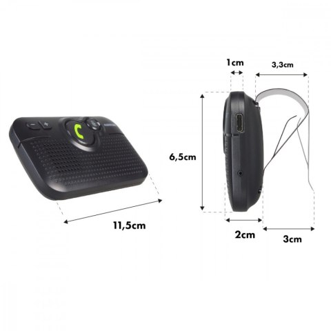 Zestaw głośnomowiący BT 5.0 A2DP autostart AC475 Audiocore