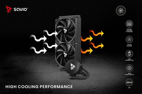Chłodzenie wodne NOX 240 mm Savio