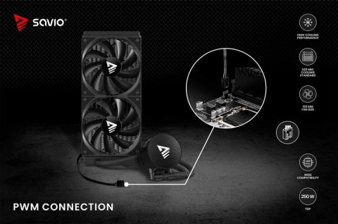 Chłodzenie wodne NOX 240 mm Savio