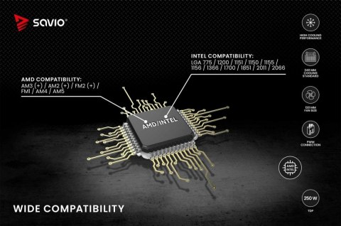 Chłodzenie wodne NOX 240 mm Savio
