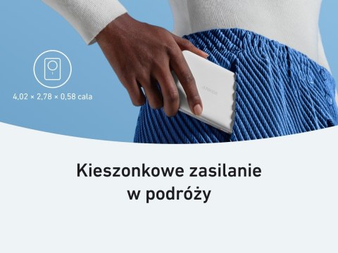 Powerbank indukcyjny MagGo 10000mAh biały Anker