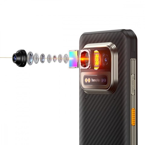 Smartfon Armor 25T 4G 8/256GB IP69K termowizja Frost Black ULEFONE