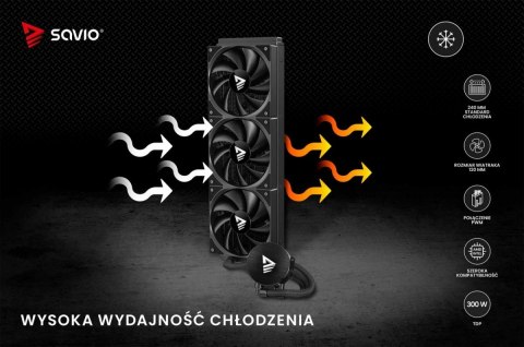 Chłodzenie wodne NOX 360 mm Savio