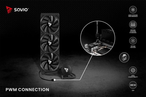 Chłodzenie wodne NOX 360 mm Savio