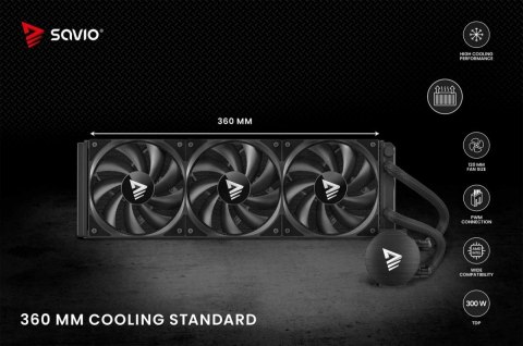 Chłodzenie wodne NOX 360 mm Savio