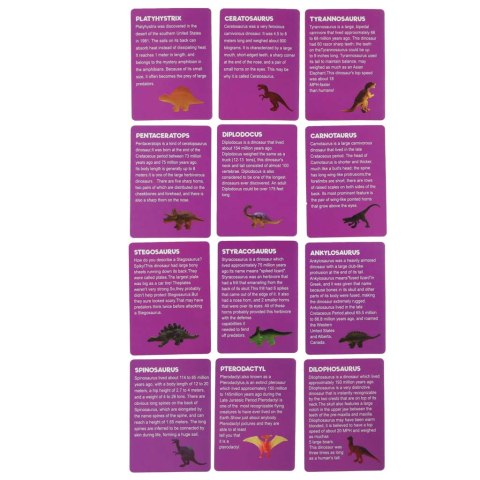 Dinozaury wykopaliska jajka dinozaura figurki zestaw archeologiczny 12 jajek Kik Sp. z o. o. Sp. k.