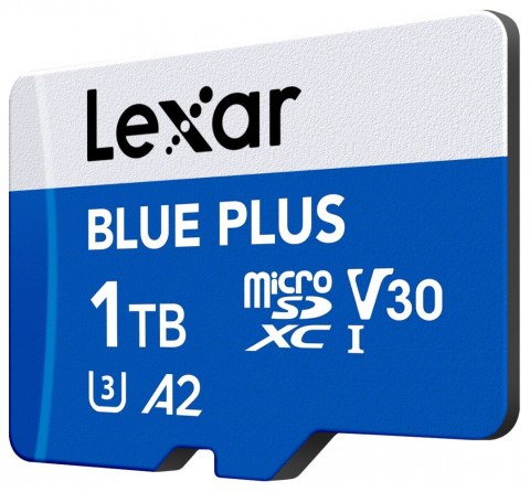 Karta pamięci microSD 1TB C10 A2 U3 V30 170MB/s Blue Plus Lexar