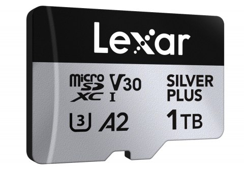 Karta pamięci microSD 1TB C10 A2 U3 V30 205/150MB/s Silver Plus Lexar