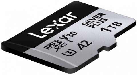Karta pamięci microSD 1TB C10 A2 U3 V30 205/150MB/s Silver Plus Lexar