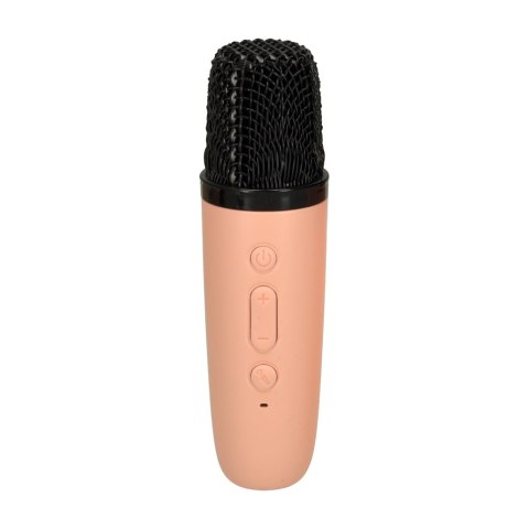 Zestaw do karaoke głośnik Bluetooth mikrofon USB LED różowy Kik Sp. z o. o. Sp. k.