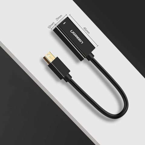 Adapter przejściówka mini DisplayPort - HDMI FHD 1080p - czarny UGREEN