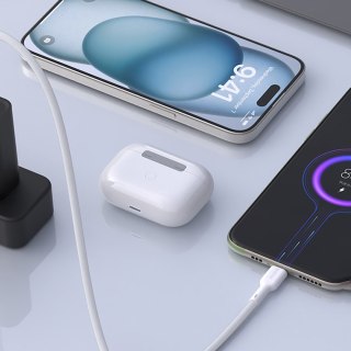 Kabel przewód USB-A - USB-C 5A 1m - biały DUDAO