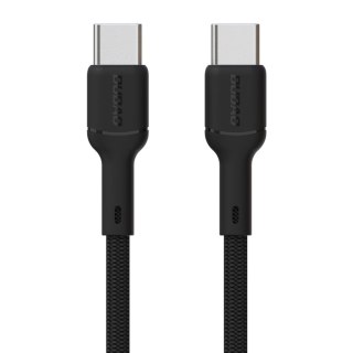 Kabel przewód USB-C 65W 2m - czarny DUDAO