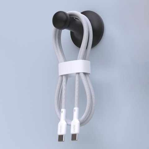 Kabel przewód USB-C PD 240W 1.2m - biały DUDAO