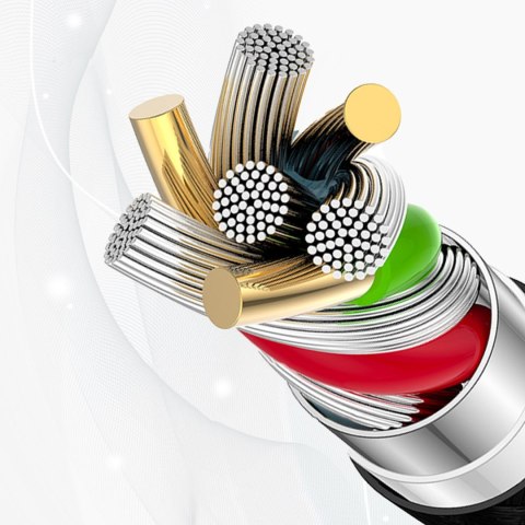 Kabel przewód USB-C PD 240W 1.2m - czarny DUDAO