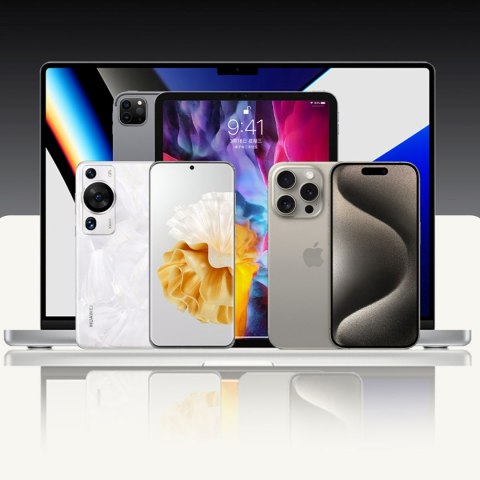 Kabel przewód spiralny 4w1 USB-A / USB-C - Lightning / USB-C - czarny DUDAO