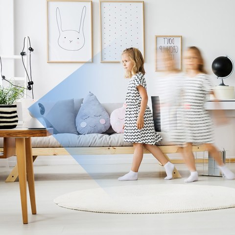 Kamera wewnętrzna Security P1 do monitoringu microSD Wi-Fi 3K - biała BASEUS