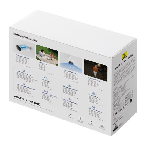 Kamera zewnętrzna Security B1 do monitoringu 8GB Wi-Fi 100 lm 7800 mAh BASEUS