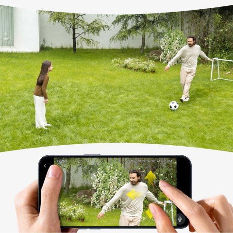 Kamera zewnętrzna solarna Security S1 do monitoringu 2K 8x 8 GB 400 lm - biała BASEUS