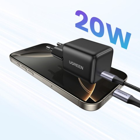 Ładowarka sieciowa X512 GaN USB-C 20W - czarna UGREEN
