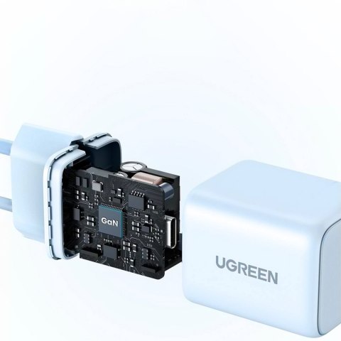 Ładowarka sieciowa X512 GaN USB-C 20W - niebieska UGREEN