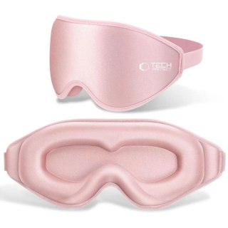Maska do spania na oczy Eyeshade Sleep Mask - różowa Tech-Protect