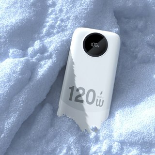 Powerbank K13 10000mAh z wbudowanym kablem - biały DUDAO