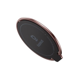 Ring uchwyt pierścień magnetyczny do smartfona z funkcją podstawki - czerwonozłoty BASEUS