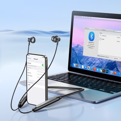 Słuchawki bezprzewodowe Bluetooth z pałąkiem - czarne JOYROOM