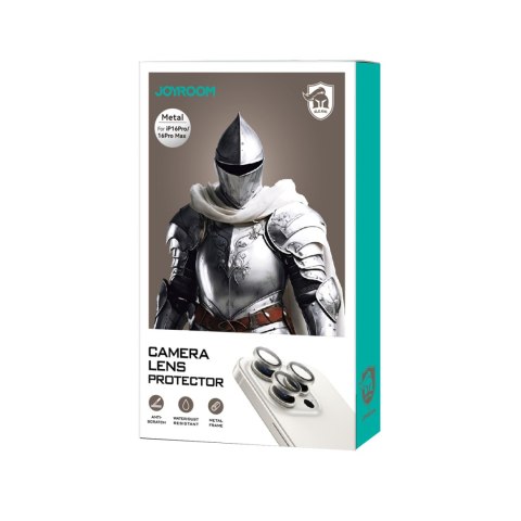 Szkło ochronne na obiektywy do iPhone 16/16 Plus - czarne JOYROOM